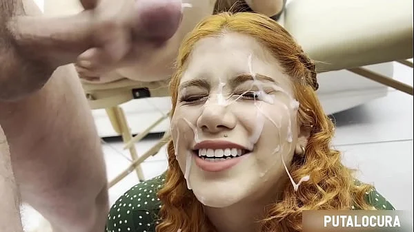 PutaLocura - Tres chicas follan y se tragan todo en un Creampie GangBang