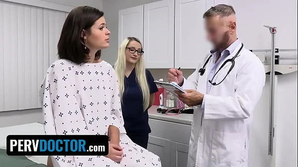 Naughty Teen Dharma Jones Rides The Doctor's Big Fat Dick To Cure Her Back Ache - Perv Doctor