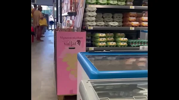 Monika Fox Came Fully Naked To The Grocery Store For Shopping Part 1