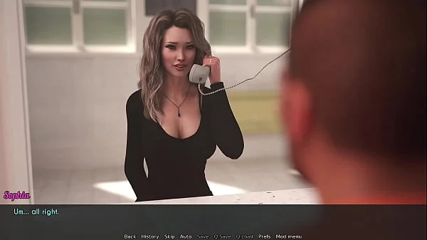 A Wife And StepMother (AWAM) #18b - Visiting Prisoner - 3D game, HD porn, 1080p