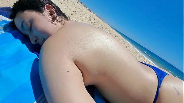 Seducing my friend's wife in the beach and fucking her on the woods