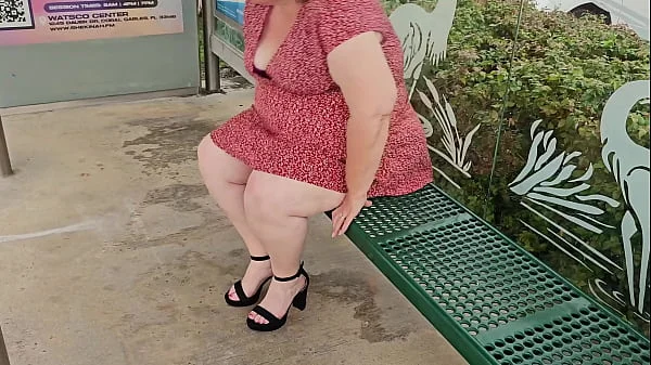 The stranger at the bus stop asked me to lift up my dress & show him my pussy, but I told him no, then went home with him