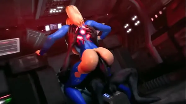 Samus Aran Riding A Goblin Big Monster Cock