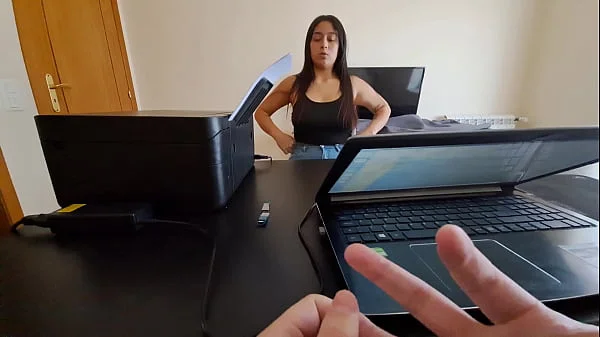 Latina Maid Signs Contract to Fuck 1 Minute Every Hour Until Her Boss Cums