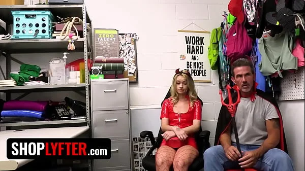 Klepto Stepdad And StepDaughter Go Trick-or-treating Together At The Mall’s Halloween Event