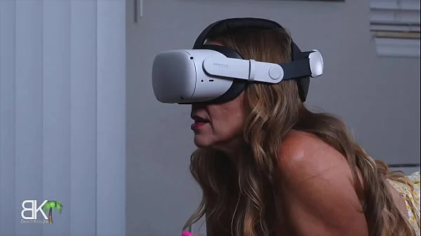 Dumb StepMom Tricked by VR Gamer StepSon - Scene 2of3