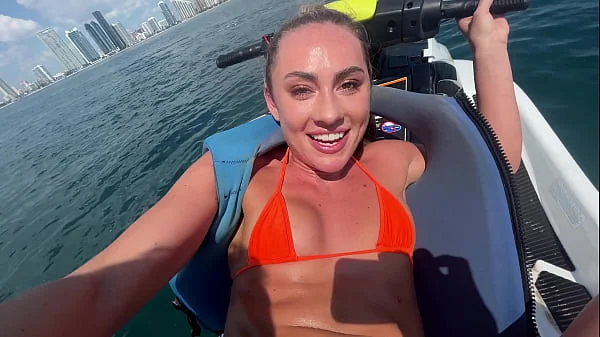 JetSki POV Fuck With Wild Mackenzie Mace And Aquatic Voyeurs. I LOVE MIAMI!!