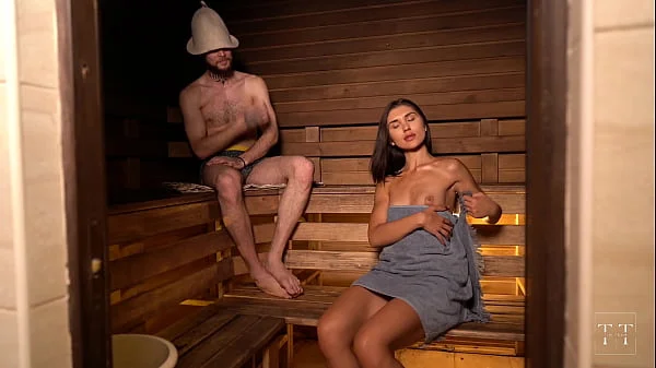 Unexpected sex in a public sauna