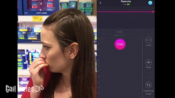 Preview: Public remote vibrator play and sex on balcony