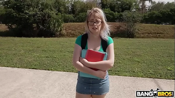 Nerdy Blonde Takes Big Dick