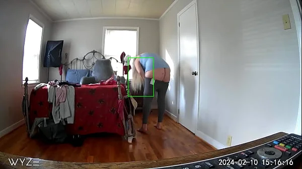 Hidden Camera - Step Mom Comes Home From Shopping, Tries On New  Clothes And Masturbates!