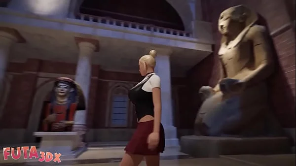 Futa3dX - Big Dicked Hot Futa Babes Fucking Hard In Museum