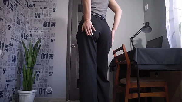 Secretary Pants Too Tight So They Rip Open