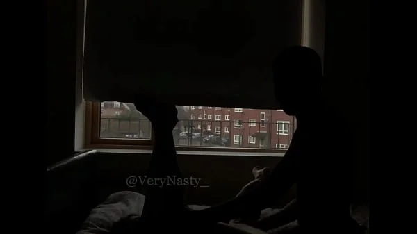 Slut Fucking BBC by the window for everyone to see