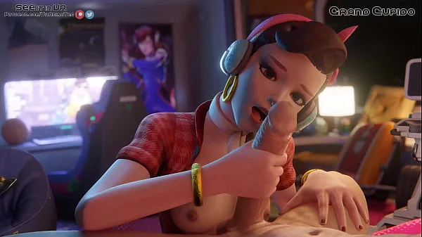 D.Va Enjoying big Dick Overwatch Part 2