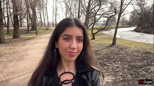 Cum on a girl's face so she could walk through the park covered in sperm and shock people - Cumwalk