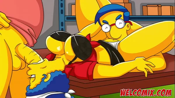 The Simptoons in very hot sex scenes! Simpsons porn hentai!