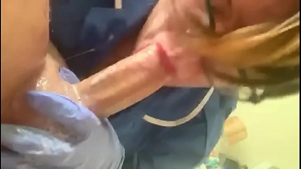 Nurse wife gags deepthroating patients cock (Part2)