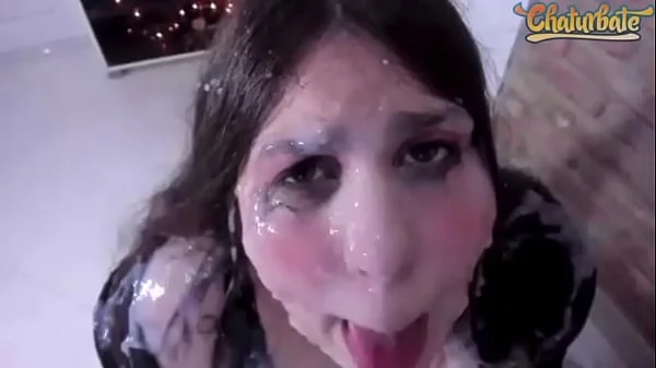 Dildo Cum Ballon Pops and Facial