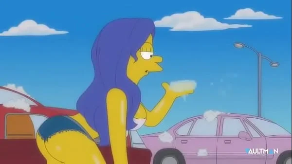 Sexy Carwash Scene - Lois Griffin / Marge Simpsons