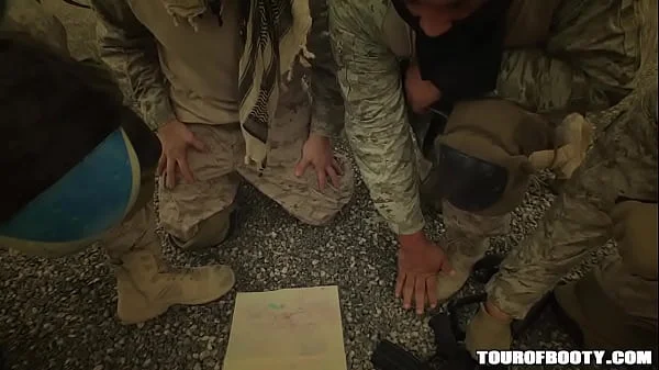 TOUR OF BOOTY - Local Arab Working Girl Lets American Soldier Tap Dat Azz