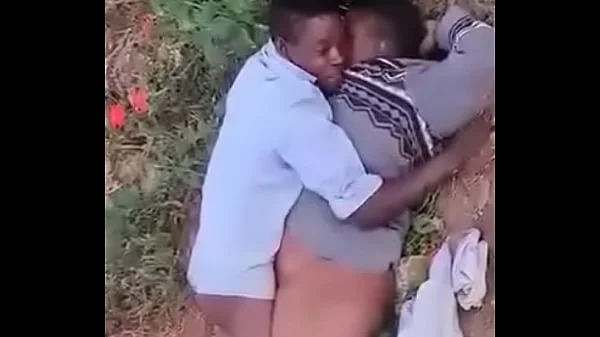 Old couple fucking outdoor in South Africa