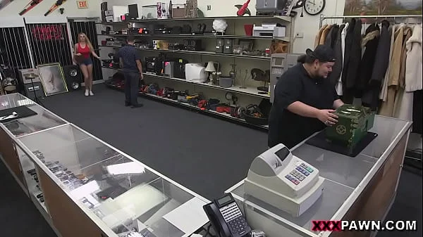 XXX PAWN - Weekend Store Crew Takes A At Skyla Novae's Ass