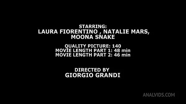 Natalie Mars VS Laura Fiorentino & Moona Snake #1, Anal Fisting, DAP, Gapes, ButtRose, Squirt Drink, Creampie Swallow BTG055