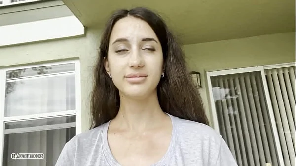 Walking down the street with cum on face