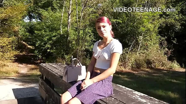 shy teen does first  porn casting