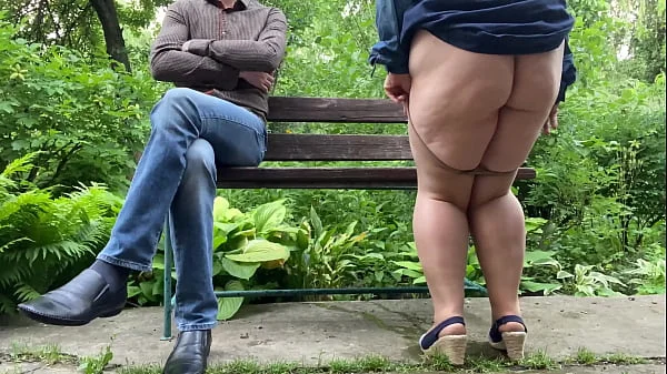 Pantyhose princess pissing in the park while I watch